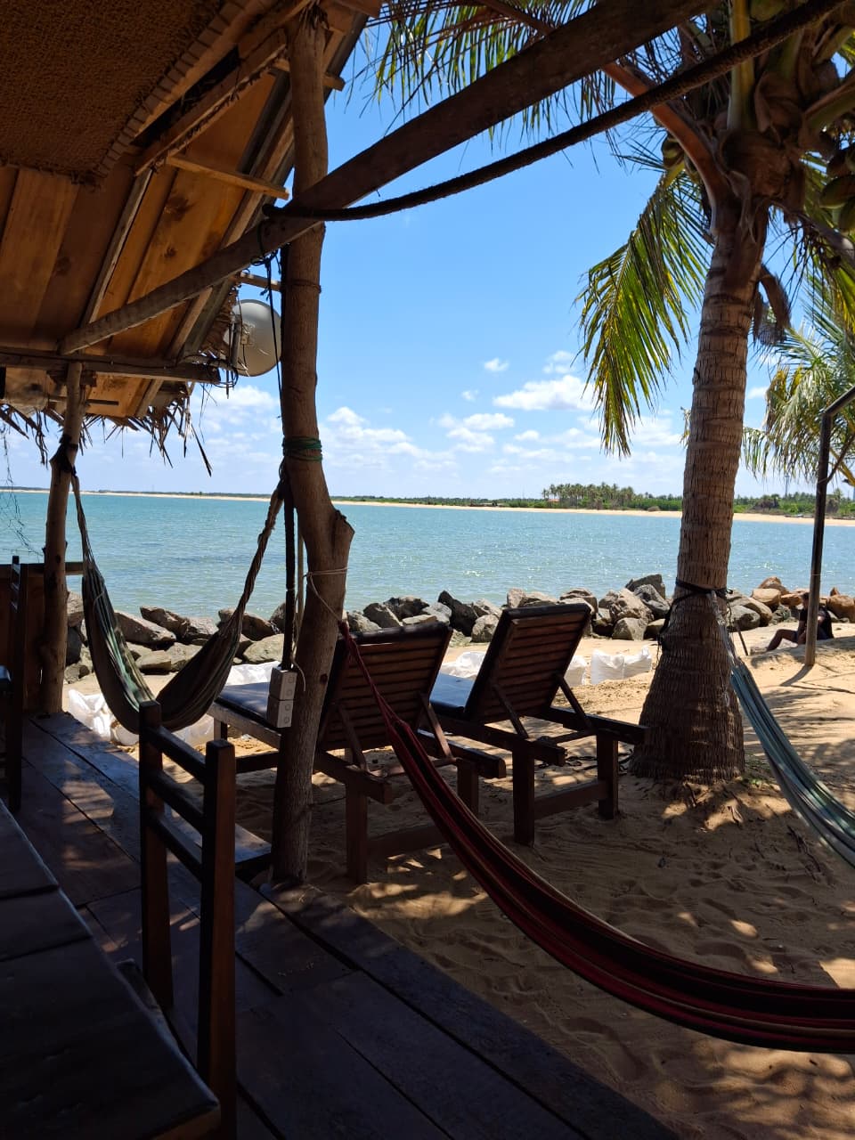 Peaceful lagoon view